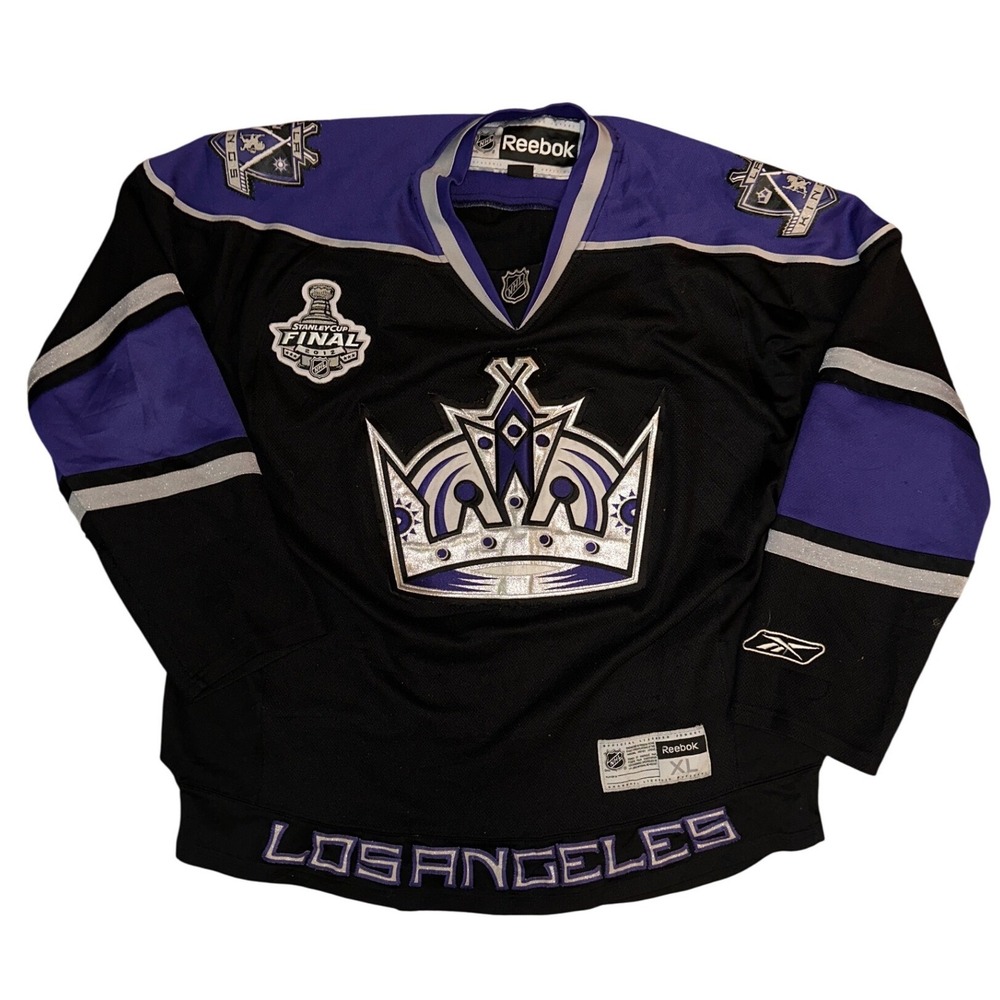 Reebok Los Angeles Kings NHL Hockey Jersey XL Purple 1993 Stanley Cup Final